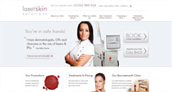 Desktop Screenshot of laserskinsolutions.co.uk