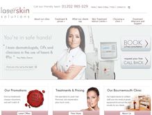 Tablet Screenshot of laserskinsolutions.co.uk